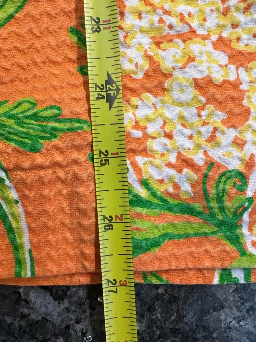Lilly Pulitzer Orange Floral Strapless Dress Jacquard Lace by the Docks Size 0 - Picture 13 of 14
